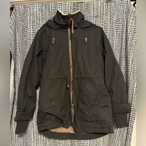 Women’s L Burton Prowess Dryride Snowboarding jacket Concrete Gray - RARE!